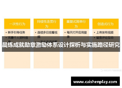 晨练成就勋章激励体系设计探析与实施路径研究